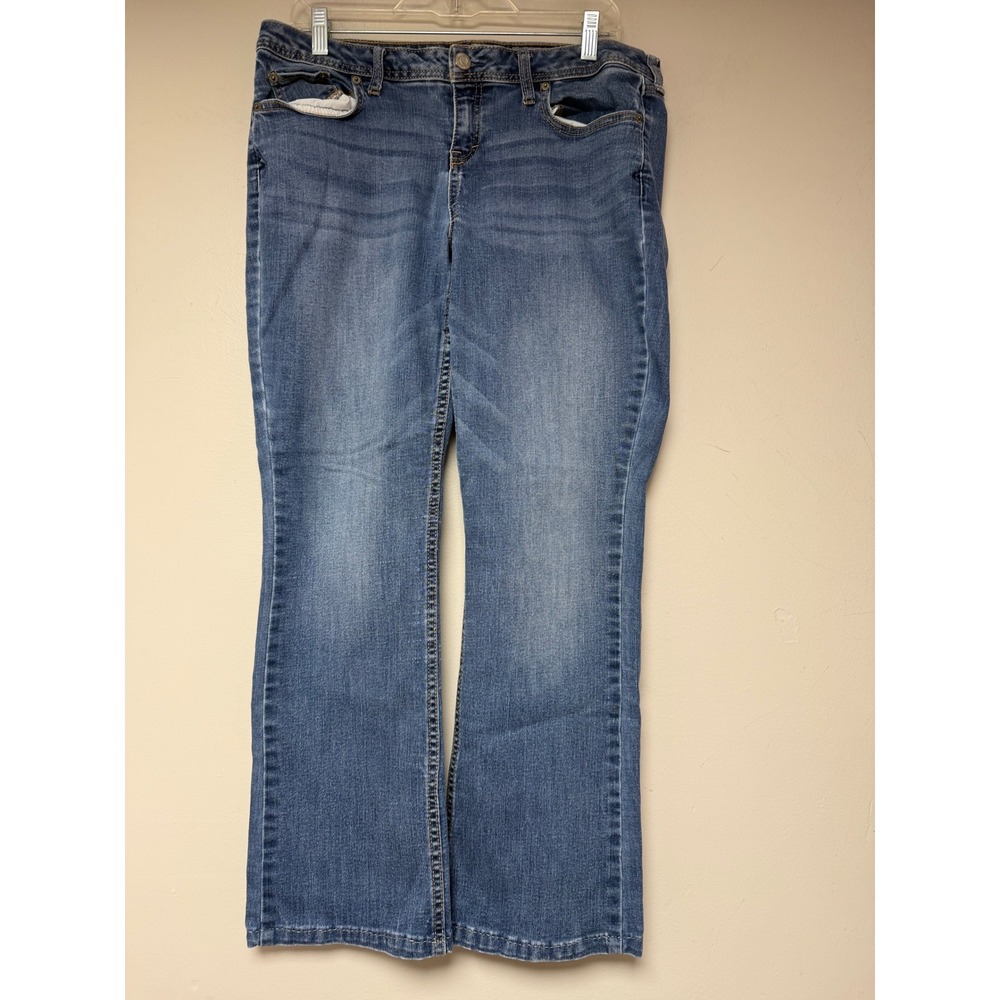 Aeropostale Curvy Boot Jeans Medium Wash Denim Size 12 Reg